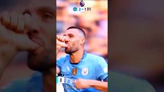 Man city vs fullham kovacic scores towice football manchestercity premierleague highlights [upl. by Ynamad]