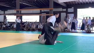 Shioda Gozo Memorial 2023 aikido demonstration at Butokuden   塩田剛三メモリアル2023演武 合気道 [upl. by Anivol]