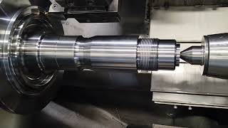 Heavy axle Turning cnc machine 4 Mm Face grooving turningMACHINESHOP78 [upl. by Eustazio]