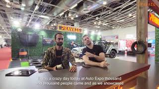 What happens if you shoot an electric car with a gun AutoExpo2023 QnA [upl. by Maeve]