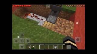 How to build a automatic trash bin with redstone Minecraft Pocket Edition [upl. by Hada]