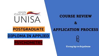 Unisas Postgraduate Diploma in Applied Psychometry Course Review and Application Process [upl. by Nicoli]