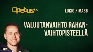 Valuutanvaihto rahanvaihtopisteellä [upl. by Mir]