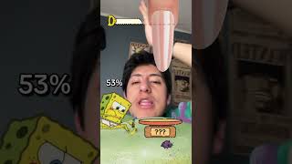 Filtro para cortar las uñas de Bob Esponja 😭😂 shorts [upl. by Dadinirt]