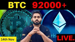 14 Nov Live Bitcoin  Banknifty amp Nifty Trading I Super Trader Lakshya [upl. by Abdel]