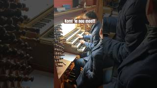 Komt ‘ie NÓU mee 😅KoekampZopie in de Laurenskerk marcodentoom orgel lachen [upl. by Nimzaj]