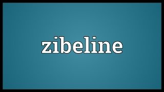 Zibeline Meaning [upl. by Zitvaa]