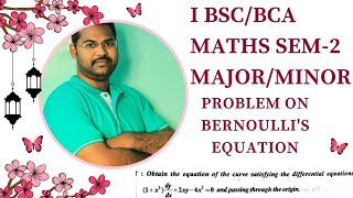 I Bsc Maths sem2 MajorMinor Differential eqiationsmaths naresh eclass [upl. by Shewchuk]