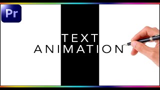 Unleash Your Creativity with MindBlowing Text Animation in Premiere Pro🔥 [upl. by Anselmi]