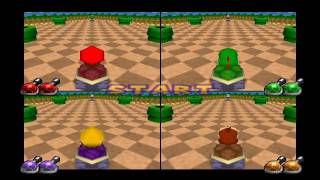 Mario Party 2 Mini Games  Shell Shocked stage 2 [upl. by Dragde]