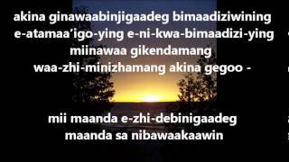 Ojibwe 7 Teachings Songs Honestywmv [upl. by Katerine678]