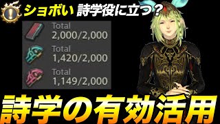 【FF14】2024年版：詩学の使い道は何がいい？装備交換、金策、分解？ [upl. by Chapland481]