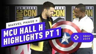 Marvel Studios MCU Phase 4 Hall H Panel Highlights Pt 1  Comic Con 2019 [upl. by Tisbee]