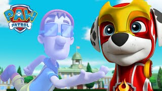 ¡Los Mighty Pups Super Paws salvan Bahía Aventura de la congelación  PAW Patrol Episodio Español [upl. by Haidebez]