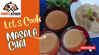 Masala Chai Recipe By Mirhas Kitchen [upl. by Yelsew]