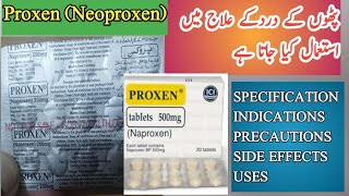 Proxen Neoproxen 250 mg  Proxen 500 mg specifications  Neoproxen ke fayde  Neoproxen benefits [upl. by Zacek]