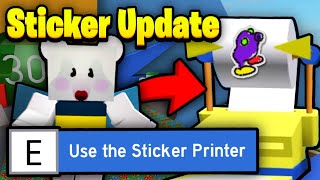 The Bee Swarm Sticker UPDATE Complete Breakdown [upl. by Nevad]