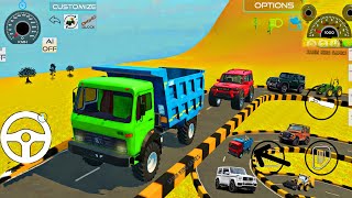 Drive Dumper And scorpio 4x4 💥 Dumper Loaded On Truck In Game 💥 thar bullet350 driving gameplay [upl. by Verner]