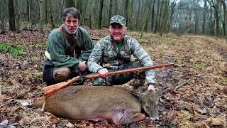 Flintlock Muzzleloader Deer Hunting  Longrifle Hunters In Pennsylvania  Late Season Hunt 2019 [upl. by Bili]