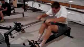 Funniest Rowing Technique on the Erg [upl. by Ardnohsal800]