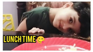 lunch time 😄😋  subscribe  cutebaby subscribe fypシ゚viral [upl. by Walt]