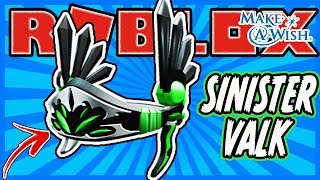 THE SINISTER VALK Roblox  A GREAT ITEM FOR A GREAT CAUSE [upl. by Ajad]