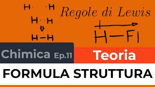 Come Scrivere la Formula Molecola di Struttura seguendo le regolealgoritmo di Lewis  Chimica Ep11 [upl. by Euqinitram]