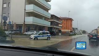 Maltempo strade allagate a Senigallia chiusa la A14 [upl. by Asereht]