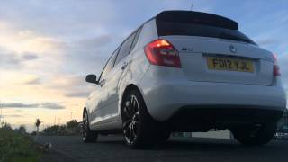 2012 Fabia VRS MK2 center silencer removed [upl. by Evie]