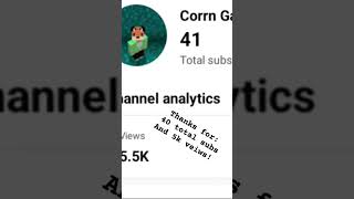 Thanks for 40 subscribers and 5k views 5k 40 thanks for everything you guys [upl. by Lytle86]