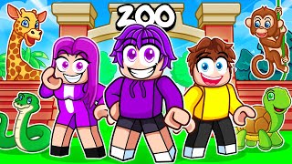 We Opened a ZOO in Roblox [upl. by Acinorav]