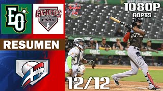 Resumen  Estrellas Orientales vs Gigantes del Cibao  Serie Regular Lidom 20242025 12122024 [upl. by Cully]