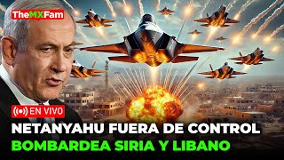 ISRAEL BOMBARDEA SIRIA Y LIBANO IRAN PROMETE FUERTE VENGANZA  TheMXFam [upl. by Tillio211]