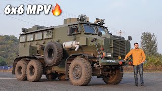 212 Ton Tank on Wheels🔥 Vehicle Factory Jabalpur Mine Protected 6X6  Crazy Features [upl. by Esserac]