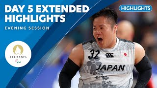 Day 5 Extended Highlights  Evening Session  Paris 2024 Paralympic Games ❤️💙💚 [upl. by Tennies]