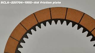 BCLA220704195SAM BCLA friction plate 220704195S OD 1227619544T [upl. by Sean]