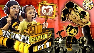 BENDY amp the INK MACHINE Chapter 5 The END of FGTEEV  BENDY Secrets on the Wall [upl. by Lally112]