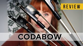 Choosing a new violin bow  CodaBow review Diamond SX Luma and Joule [upl. by Aniral]