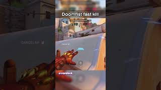 Doomfist fast kill  Parkour Doomfist overwatch overwatch2 ow2 doomfist doomfistoverwatch [upl. by Owens]