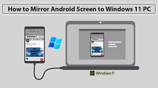 How to Mirror Android Screen to Windows PC  Mirror Android to Laptop  Android how to Mirror Screen [upl. by Sanburn]