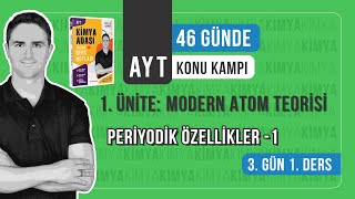 📍 PERİYODİK ÖZELLİKLER 1 l 3GÜN 1DERS l AYT KONU ANLATIM KAMPI [upl. by Oiredised]