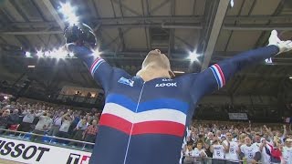 Mens Keirin Final  2015 UCI Track Cycling World Championships  St QuentinenYvelines France [upl. by Dermott]