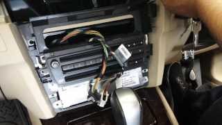 BMW 3 Series E90 CCC Navigation Professional SAT NAV How To Remove Procedure [upl. by Ayahs920]