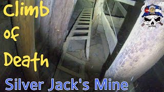 The climb of Death  The final part of the silver jacks mine  reaching higher levels [upl. by Eikceb]