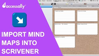 Scrivener Tutorial  Import Mind Maps Into Scrivener [upl. by Aenaj]