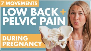 Movements to Relieve PELVIC and BACK PAIN During Pregnancy  How to Align Pelvis During Pregnancy [upl. by Nooj]