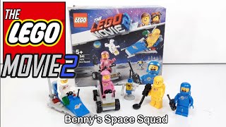 LEGO MOVIE BENNYS SPACE SQUAD coloured ASTRONAUT set pink retro spaceship vintage old style lego [upl. by Anaiek]