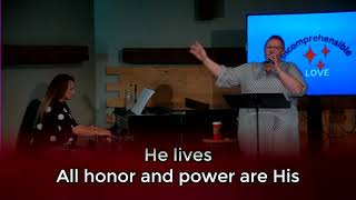 Ladner Baptist Church  He Lives  sung by Josh Kirkegaard [upl. by Irakuy]