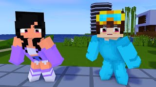 toca toca meme dance aphmau and nico new couple  tutu dance minecraft animation shorts [upl. by Lyrret]