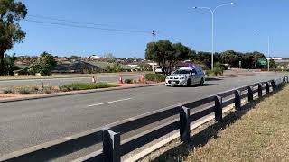 WAPOL  Holden Commodore divvy NJ106 responding [upl. by Norred259]